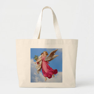 Tela Gigante Ángel de guarda y bolso del niño
