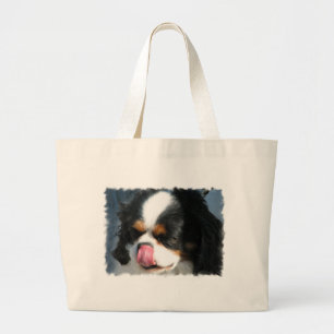 Tela Gigante Bolso arrogante lindo de la lona del perro de