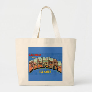 Tela Gigante Bolso azul de Bermudas