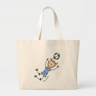 Tela Gigante Bolso azul del fútbol de los chicas