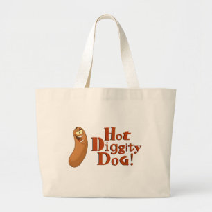 Tela Gigante Bolso caliente del perro de Diggity