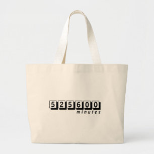 Tela Gigante Bolso de 525600 minutos