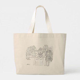 Tela Gigante Bolso de Airedale Terriers Blair Castle Highlander