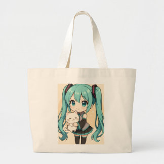 Tela Gigante Bolso de Anime Totes