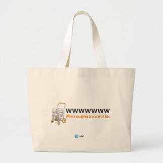 Tela Gigante Bolso de compras de AT&T