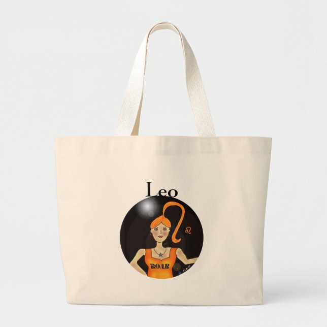 Tela Gigante Bolso de compras de Leo (Frente)