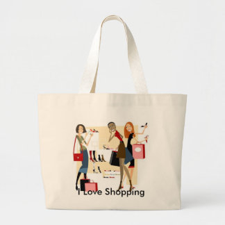 Tela Gigante Bolso de compras de Shopaholic