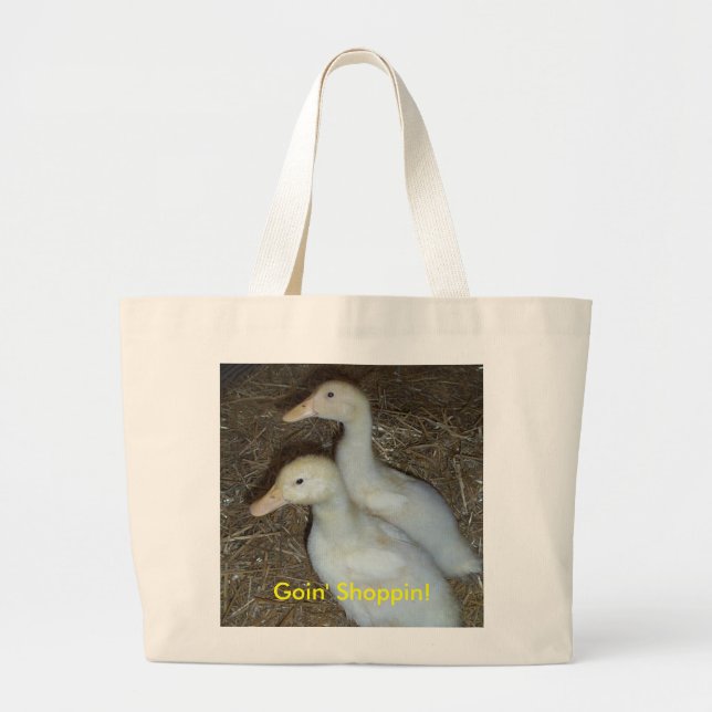 Tela Gigante Bolso de compras del pato (Frente)