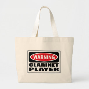 Tela Gigante Bolso de cuidado del JUGADOR del Clarinet