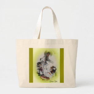 Tela Gigante Bolso de Guan Yin
