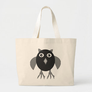 Tela Gigante Bolso de Halloween de búho espeluznante