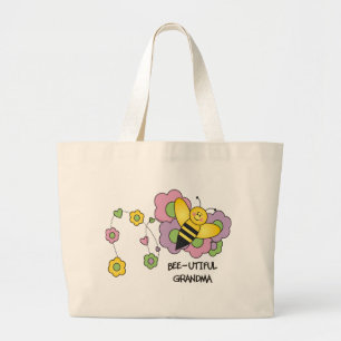 Tela Gigante Bolso de la abuela de la Abeja-utiful