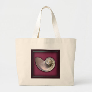 Tela Gigante Bolso de la cáscara del nautilus