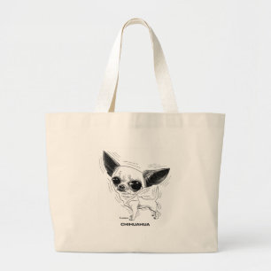Tela Gigante Bolso de la chihuahua