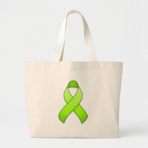 Tela Gigante Bolso de la cinta de la conciencia de la verde