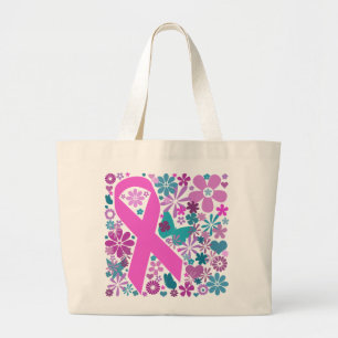 Tela Gigante Bolso de la conciencia del cáncer de pecho