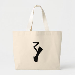 Tela Gigante Bolso de la danza de la silueta