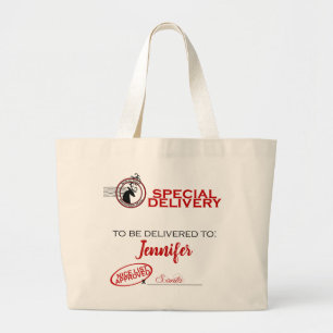 Tela Gigante Bolso de la entrega especial de Santa