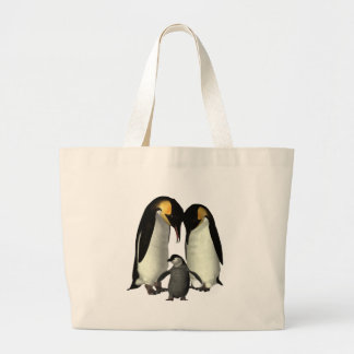 Tela Gigante Bolso de la familia del pingüino