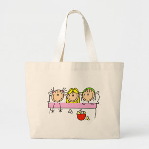 Tela Gigante Bolso de la fiesta de pijamas del chica