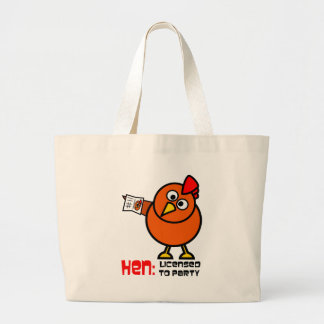 Tela Gigante Bolso de la gallina del fiesta