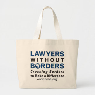 Tela Gigante Bolso de la lona de LWOB