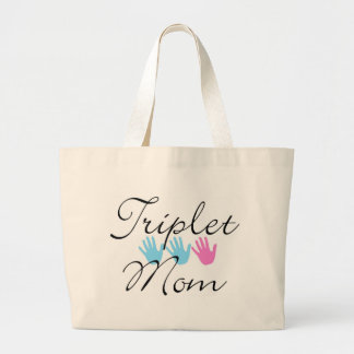Tela Gigante bolso de la mamá del trío