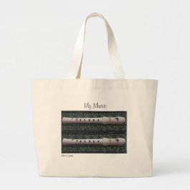 Tela Gigante Bolso de la música para los registradores -