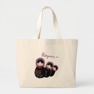 Tela Gigante Bolso de la obra clásica de Matryoshka