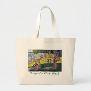 Tela Gigante Bolso de la parodia de Seurat