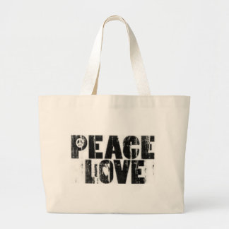 Tela Gigante bolso de la paz y del amor