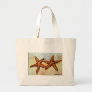 Tela Gigante bolso de la playa de las estrellas de mar
