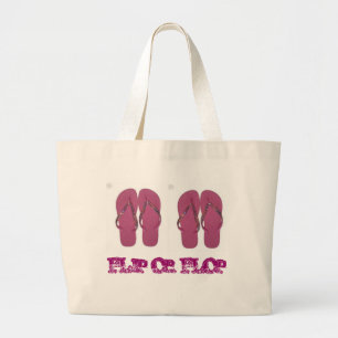 TELA GIGANTE BOLSO DE LA PLAYA DEL FLIP-FLOP