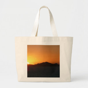 Tela Gigante Bolso de la puesta del sol
