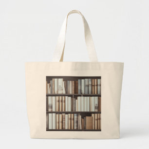 Tela Gigante Bolso de libros con estado de ánimo