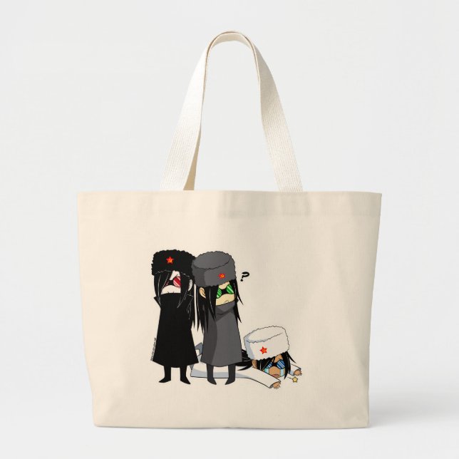 Tela Gigante Bolso de los Commies de Chibi (Frente)