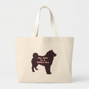 Tela Gigante Bolso de mano BFF Shiba Inu