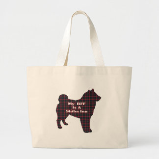Tela Gigante Bolso de mano BFF Shiba Inu