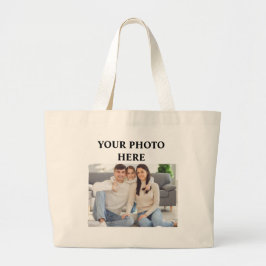 Tela Gigante Bolso de mano con foto, Bolso de mano personalizad
