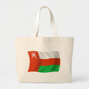 Tela Gigante Bolso de mano con la bandera de Omán