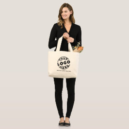 Tela Gigante Bolso de mano con logotipo personalizado - Regalo 