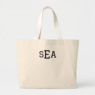 Tela Gigante Bolso de mano con monograma personalizado en parte