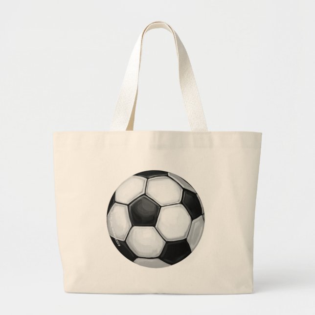 Tela Gigante Bolso de mano de Balón de Fútbol (Frente)