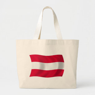 Tela Gigante Bolso de mano de la bandera de Austria