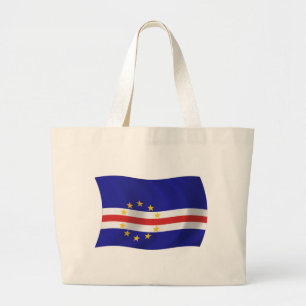 Tela Gigante Bolso de mano de la bandera de Cabo Verde