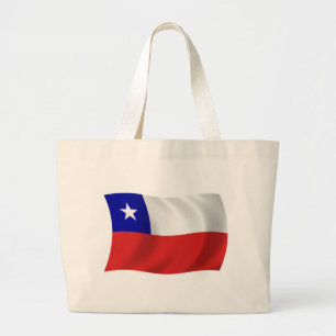 Tela Gigante Bolso de mano de la bandera de Chile