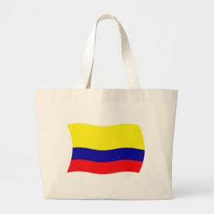 Tela Gigante Bolso de mano de la bandera de Colombia