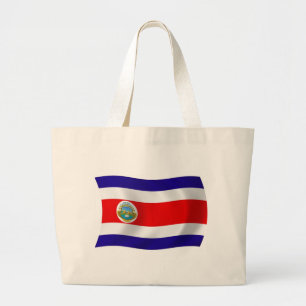 Tela Gigante Bolso de mano de la bandera de Costa Rica