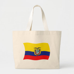 Tela Gigante Bolso de mano de la bandera de Ecuador