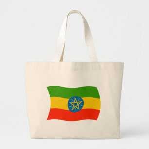 Tela Gigante Bolso de mano de la bandera de Etiopía
